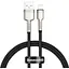 Кабель Baseus Cafule Series Metal Data Cable USB to IP 2.4A 0.25m black (CALJK-01) - мініатюра 1