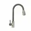 Змішувач для кухні з висувним виливом Platinum KT 8203 (8614) графіт - мініатюра 1