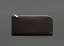 Кожаный портмоне-купюрник на молнии 14.1 темно-коричневый - миниатюра 1