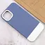 Чохол Epik TPU+PC Bichromatic для Apple iPhone 12 Pro/12, 6.1 Blue/White - мініатюра 4