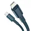 Кабель Baseus High Density Braided Fast Charging Data Cable Type-C to Lightning PD 20W 1m Blue (CATLGD-03) - мініатюра 4