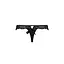 Кружевные трусики-танга с атласным бантиком Naja Thong black - Passion L/XL - миниатюра 6