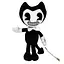 М'яка іграшка Бенді Bendy and the Ink Machine Бенді та чорнильна машина 30см 21.143 - мініатюра 1