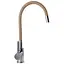Смеситель для кухни Globus Lux LAZER GLLR-0203S-BG15 однорычажный поворотный с металлическим рычагом для удобства использования - миниатюра 5