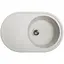 Гранітна кухонна мийка Romzha Elegancia 77 Biela (101) з крилом - мініатюра 1