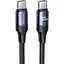 Кабель Usams US-SJ526 U71 USB-C to USB-C PD 100W 5A 3m Black (SJ526USB01) [139702] - миниатюра 1