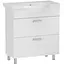 Тумба для підлоги RJ Aster-L з умивальником RJ Lotus RZJ200 55 см Білий RJFU035-0155WHSET(RJFU035-0155WH + RZJ200) Білий - мініатюра 1