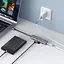 Usb концентратор хаб Ugreen CM219 4 Port Usb 3.0 Hub with Micro Usb Power Supply серебристый Разветвитель 70336 - миниатюра 2