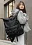 Женский рюкзак Sambag RollTop DOUBLE черный 41 х 27 х 18 см (24330065) - миниатюра 3