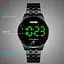 Чоловічий наручний світлодіодний годинник Skmei 1579 light (Чорний) - мініатюра 5