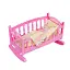 Набір дитячий "Ліжечко колиска мале з постіллю", BAMSIC - мініатюра 1