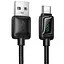 Кабель Hoco U146 Mundo USB to Type-C 36W (1,2 м) Black - миниатюра 1