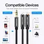Кабель-разветвитель Vention 3.5mm Male to 2*3.5mm Female Stereo 0.3m Black (BBSBY) - миниатюра 6