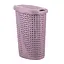 Корзина для белья 43L PAGLIA 31,5x40x60h с крышкой, сиреневый - миниатюра 1