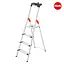 Стремянка алюминиевая Hailo L80 COMFORTLINE, 4 ступени (8040407) - миниатюра 1