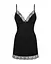 Сорочка и трусики Obsessive Bella Rou chemise & thong XS/S - миниатюра 3