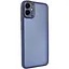Чохол Epik TPU+PC Lyon Frosted для Samsung Galaxy A06 Navy Blue - мініатюра 1