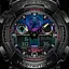 Годинник Casio G-Shock GA-100RGB-1AER Black - мініатюра 3