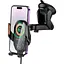 Автодержатель с беспроводной зарядкой Hoco HW34 Blue Whale Black [151334] - миниатюра 6