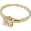 Золоте кільце Qvaliz з фіанітом. К00688Ж 16 - мініатюра 1