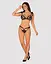 Напівпрозорий еротичний комплект Obsessive Obsessivia 2pcs Set black S/M - мініатюра 3