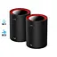 Маршрутизатор WiFi Mesh-система WiFi 6 2.5G Cudy M3000 Black (2-Pack) 2 штуки дводіапазонні AX3000 (73-00525) - мініатюра 1