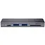 USB-хаб Baseus Harmonica Five-in-one HUB Adapter Grey (CAHUB-K0G) [72625] - мініатюра 2
