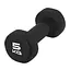Гантель вінілова PowerPlay 4125 Achilles 5 кг Чорна 1 шт (PP_4125_5kg) - мініатюра 1