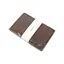 Наволочки сатин Lotus Home - Dakota Modern шоколадный 50x70+5 (2 шт) - миниатюра 3