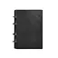 Шкіряний блокнот на кільцях (софт-бук) 9.0 з твердою чорною обкладинкою - мініатюра 8