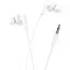 Навушники вакуумні Hoco M114 з мікрофоном білий - мініатюра 1