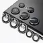 Захисне скло на камеру DK для Samsung Galaxy S22 Ultra 5G S908 Metal Ring Eagle Eye 015709 black - мініатюра 5