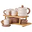 Чайний сервіз Donut порцеляновий на 6 персон, бежевий Yiwu HP-15-20 - мініатюра 2