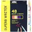 Кольорові олівці 48 кольорів MARCO 4100-48CB Різнокольорові (6951572902558)(SC) - мініатюра 1