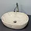 Умивальник VBI Modena S beige stone glossy накладний VBI-012007, Мармур - мініатюра 1