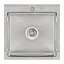 Кухонная мойка Lidz H5050 Brush 3.0/1.0 мм (LIDZH5050BRU3010), Нержавеющая сталь - миниатюра 1