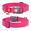 Нашийник для собак водостійкий Waudog Waterproof з QR-паспортом пластиковий фастекс XXL Ш 40 мм Д 46-70 см рожевий - мініатюра 1