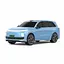 Радиоуправляемая машина-внедорожник 655-72-03, аккумулятор 3.7V, пульт 2.4GHz, свет, звук, автопарковка, синий - миниатюра 1