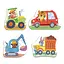 Детский пазл 4 в 1 "Baby puzzle. Транспорт" DoDo Toys 300685 набор 4 в 1 - миниатюра 3