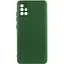 Чехол TPU Getman Liquid Silk Full Camera для Samsung Galaxy A51 Зеленый / Dark green - миниатюра 1