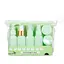 Дорожній набір із 7 ємностей для косметики в косметичці WH Travel Bottles Set , Салатовий - мініатюра 1