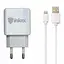 Мережевий зарядний пристрій INKAX CD-08 + зable Lightning 1-Port USB 1 A White - мініатюра 1