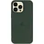 Чохол Epik Silicone Case Full Protective AA V2 with MagSafe для Apple iPhone 16 Pro 6.3 Зелений/Cyprus Green - мініатюра 3