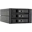 Бекплейн Chieftec CBP-2131SAS 2x5.25" -> 3x3.5" HDDs Hot-Swap Aluminium - мініатюра 1