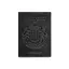 Кожаная обложка для паспорта с украинским гербом черная - миниатюра 8
