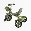 Детский трехколесный велосипед Best Trike BS-60417 со светом и музыкой зеленый - миниатюра 2