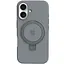 Чохол Epik Silicone Case Full Protective with Ring для Apple iPhone 16, 6.1 Grey - мініатюра 1