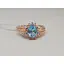 Золотое кольцо с бриллиантами и топазом. RT1101K 19 - миниатюра 4