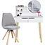 Туалетний столик Jumi Scandi + крісло Saida сірий - мініатюра 1