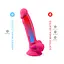 Вибратор Silexd Dildo Model 1 Size 8" LRS, 20 см (розовый) - миниатюра 9
